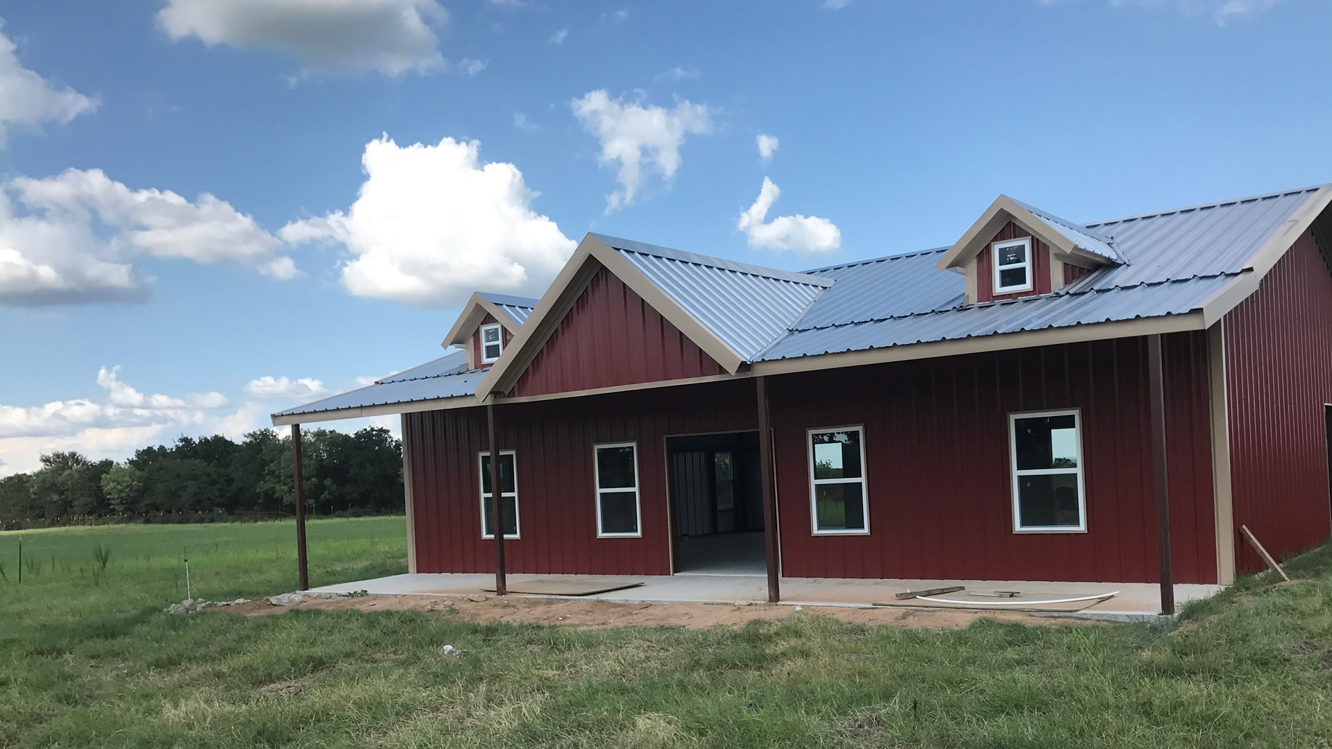 Residential Metal Building Construction